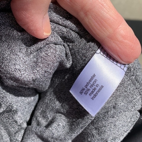 Lane Bryant 18/20 leopard print T-Shirt long line short sleeve heather grey - Picture 9 of 12